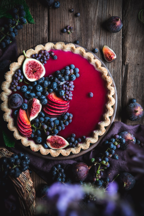 delta-breezes:Grape Custard Tart | Adventures In Cooking