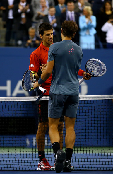 rafaelnadalfans:  What was Novak Djokovic whispering?  Rafael Nadal: “He said I