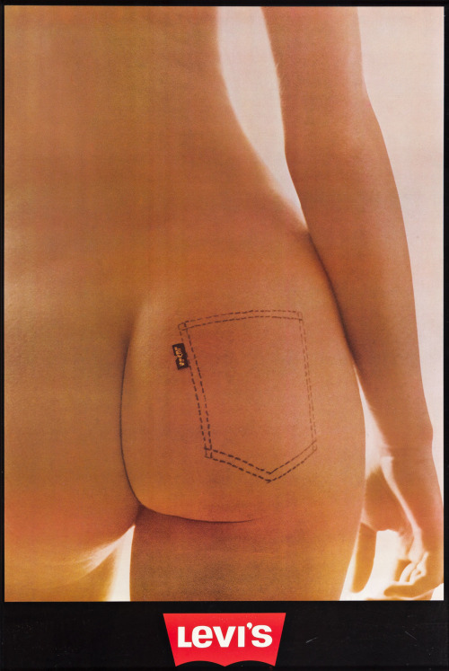 blondebrainpower:Levi’s, 1971.By Ida Van