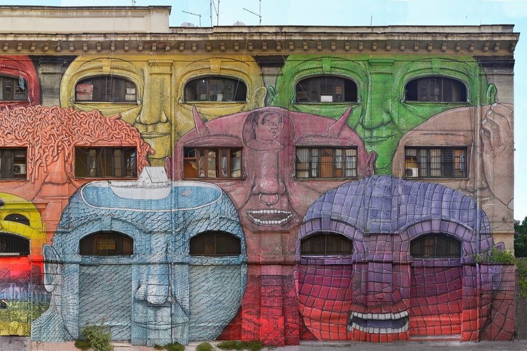 exhibition-ism:  Blu hits an old military warehouse in Rome with this massive mural 