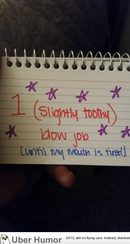 omg-pictures:  I had a bad day and my gf gave me a coupon book. At least she knows
