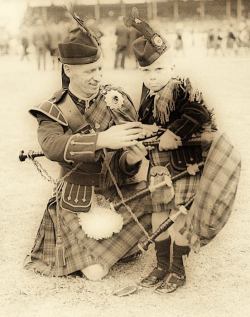 tartanandtweed:  Father and Son, Highland