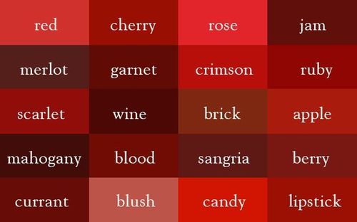 Porn photo The Color Thesaurus