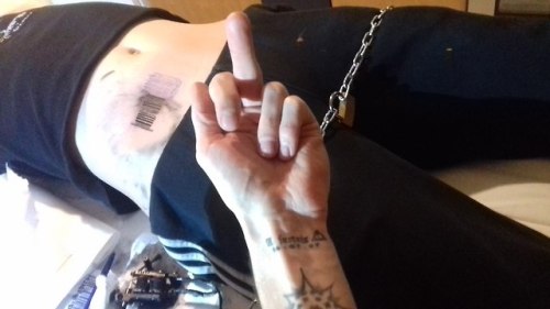 My First Tattoo. Forced To Get Tattooed While Being Tied Up. I Can No Longer Hide Or Lie About My True