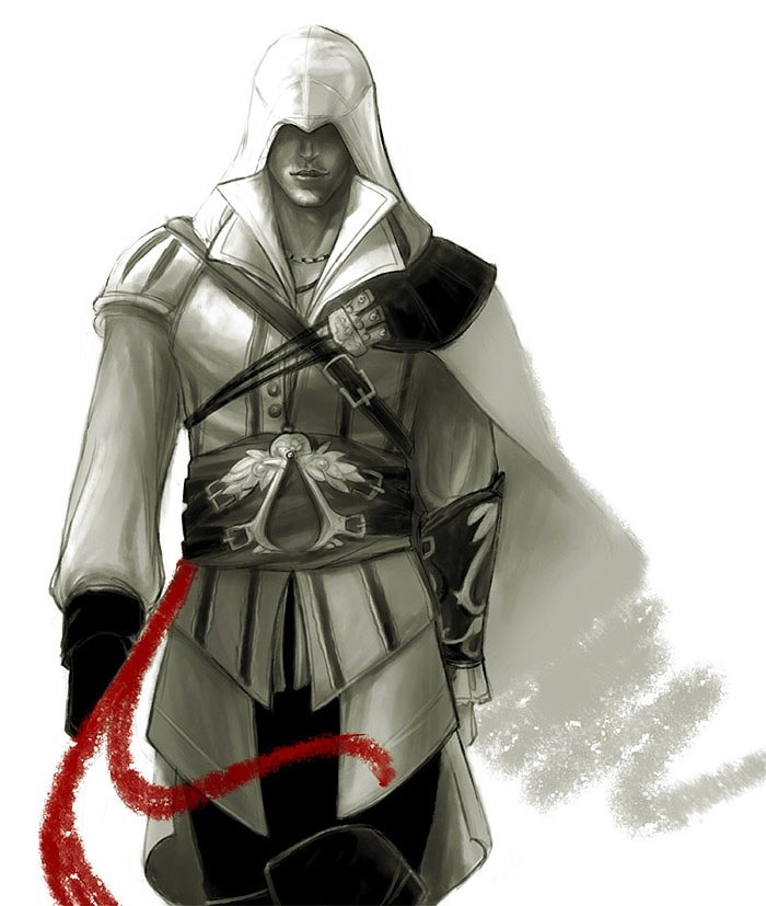 artistic-representation:  Ezio Auditore Art! 1) http://invisibleninja12.deviantart.com/art/Ezio-from-Assassin-s-Creed-131478864