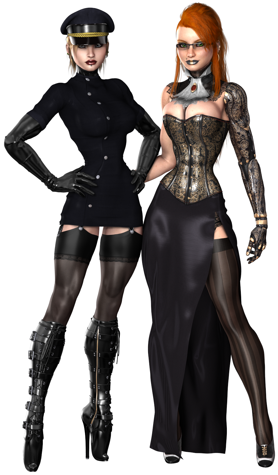 idelacio:  Lexi and Mercy in various states of undress showing the bits and pieces.Last