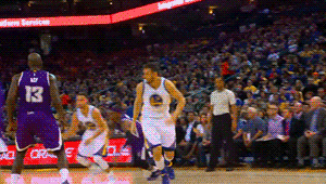nbagifstory:  Stephen Curry and Andrew Bogut — Golden State Warriors