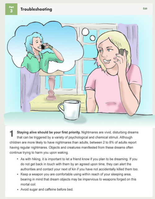 maggie-stiefvater:I love WikiHow, &amp; they gave me the go-ahead to WikiHow up some dream thiev