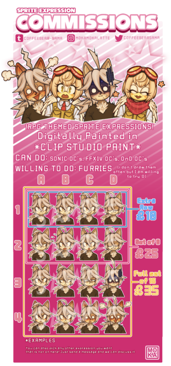 coffeebear-sama: ( ᐛ ) Hey guys! COMMISSIONS HAVE REOPENEDAt long last, commissions are now reopened
