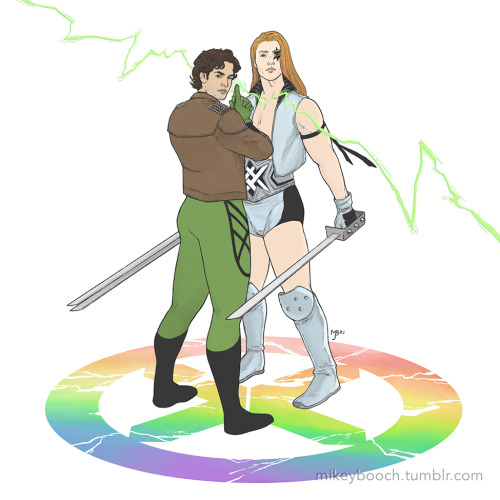 Week 5 of Pride Month Superhero Couples: Rictor and ShatterstarWeek 1: Mystique and Destiny Wee