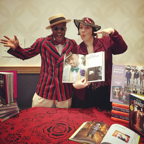 It’s ON! I’m signing my books at @DapperDay Expo April 21-22! @dandywellington will be p