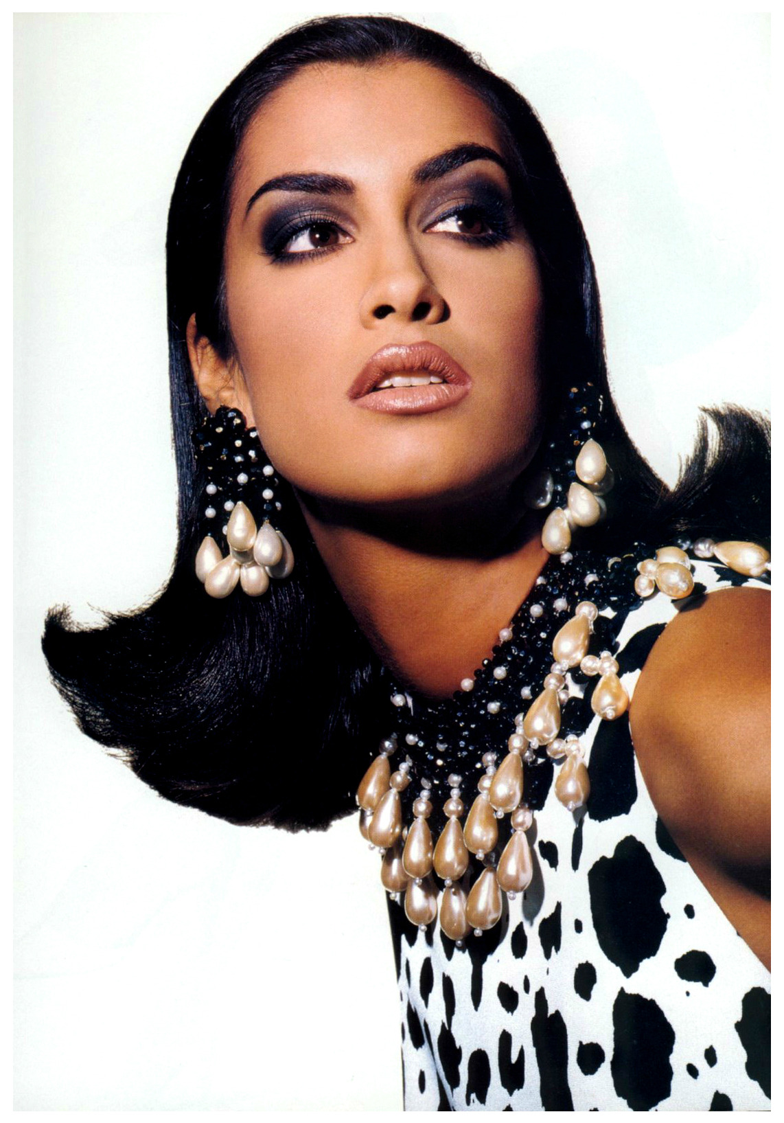 robertocustodioart:Yasmeen Ghauri by Steven Meisel 1990