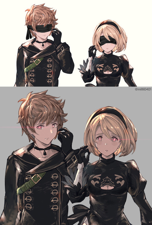 milli0401: GRANBLUE FANTASY× NieR:Automata(Delusion….)