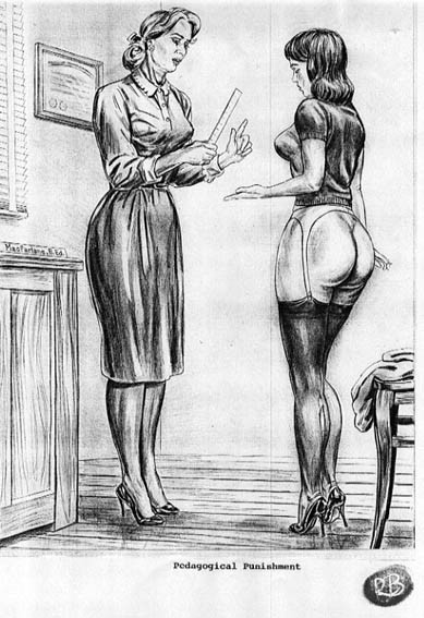 hzqueen-herprincesspet:  artofspanking:  Roger Benson, School Punishments  http://hzqueen-herprincesspet.tumblr.com Well if just the thought of this doesn’t make your pussy wet…what the Hell does? 