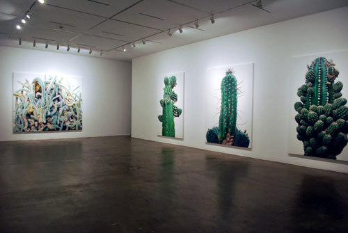 asylum-art-2:  Touchbby Kwangho LeeTouch is a series of hyperreal paintings by Korean artist Kwangho Lee.  the odd thing about cacti is that you actually DO want to touch them,  in all their weird, rubbery, spiky, fluffy glory. you know you  shouldn’t,