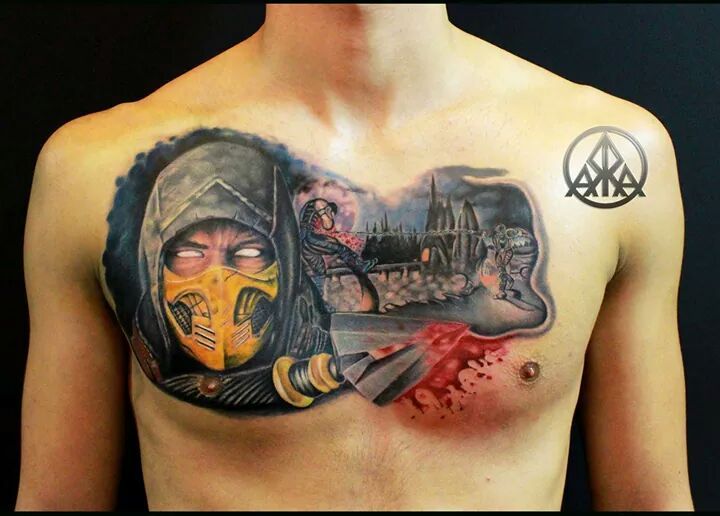 Mortal Kombat tattoo by Anastasia Agapova  Photo 30384
