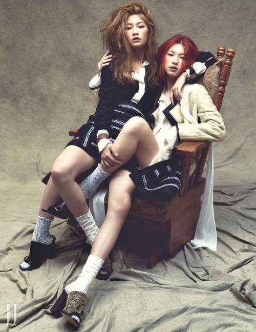 topmodelcentral:Kim Jin Kyung and Jung Ho Yeon for W Korea ~ Korea (3 and 4) ~