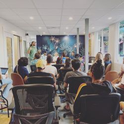 A “Crypto 101” meetup hosted at @treehousecoworking