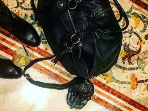 Checking in at the @bellagio Leather Bag is a new design I did for @ritual_official as well as a det