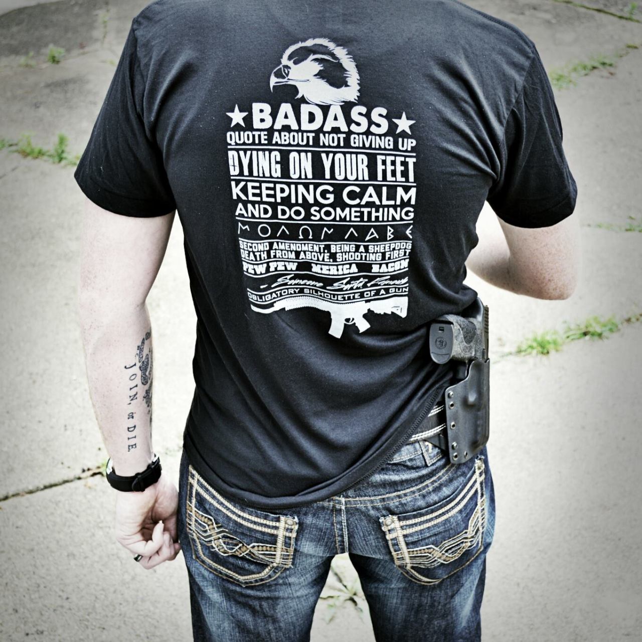 youareclearedhot-over:  refactortactical:  The Ultimate Motivational T-Shirt  Need
