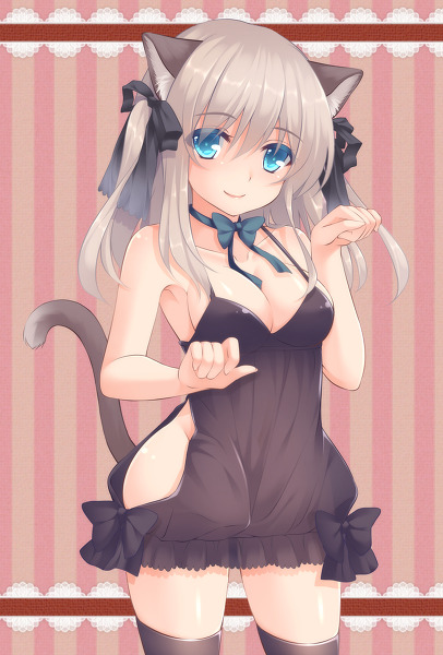 h-aka-ecchi:  futureisfailed:  「ねこみみ」/「みこ」のイラスト [pixiv] Reblogged from HENTAI ANIME萌