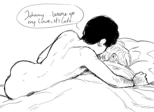 mcpaulie-jess:John and Paul in bed &lt;3 Paul waking John with kisses is my reason for livi