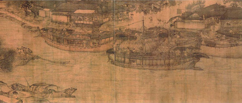 One of the top 10 most precious ancient Chinese paintings, Along the River During the Qingming Festi