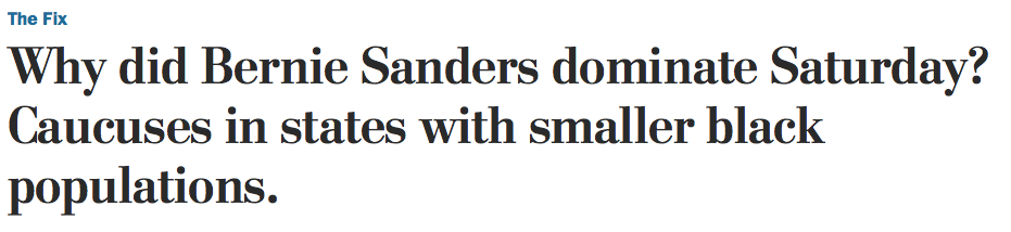 micdotcom:  Black Bernie Sanders supporters mock media whitewashing with #BernieMadeMeWhite