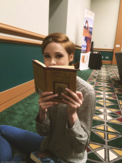 my-ponchoboys:  Karen being adorable at SLCCC