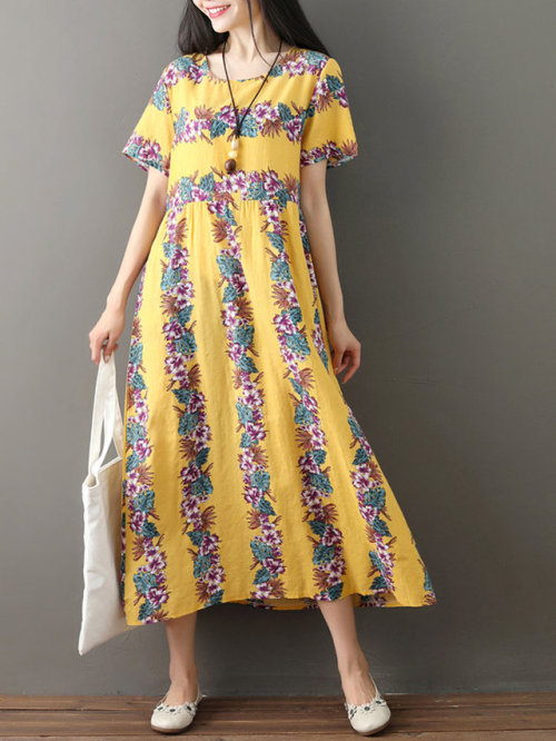aliceheinthewonderland: Creative Vintage Fashion Casual Maxi Dresses for You!OO1   ❥_ x _ ❥   OO2OO3