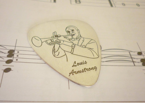 Louis Armstrong Silver Pick //TheSoundOfSilver