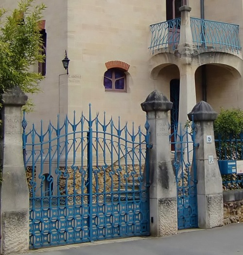 gillesboncourt:Nancy, art nouveau, quartier Saurupt, Villa des Glycines, architecte E. André