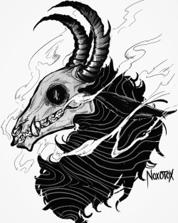 noxotox:inktober 1: demon don’t worry, he’s more afraid of you than you are of him