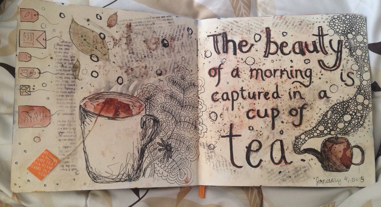 beartsybehappy:  Journal pages, December to February