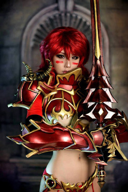 dirty-gamer-girls:  Source:Elyuin Age Of Storm Kingdom On Fire Online CosplayDirty Gamer Girls