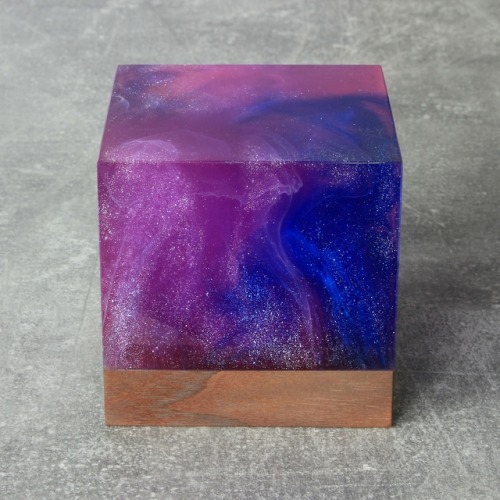 sosuperawesome:Wood and Resin NightlightsWood All Good on EtsySee our #Etsy or #Nightlights tags