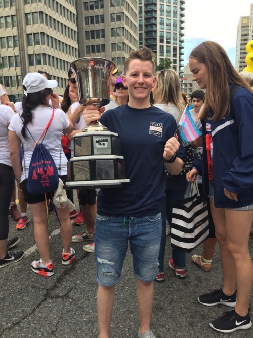 hbrowne24:  Safe to say I had an absolute blast at Toronto Pride! So proud to be a part of this city.
