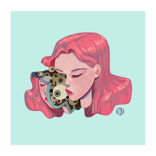 leslierosique - “Headache” is a set of Illustrations/Pins with...