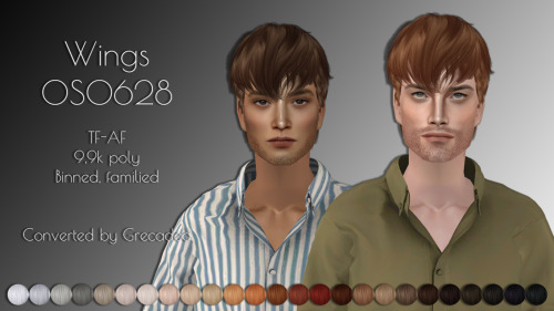 Ten new retextures Wings hairs for all ages and gendersClick name for view anglesER0305 (SFS / Media