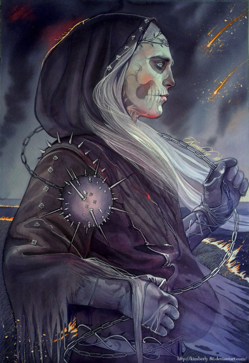 commanderspock: lohrien Eowyn and the Witch-king of Angmar by Kimberly80