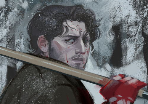 clickbaitcowboy:cooldown painting of the night: my EV!dean taking care of some corpses in the woods 