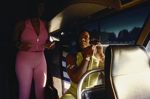 manufactoriel:Dianne and Scandalicious on the Bobby Rush Bus, Mississippi,1997 by William Albert All