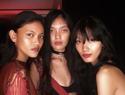 driflloon: laras, ette, and zeline at ysl beauty party 10.15.17