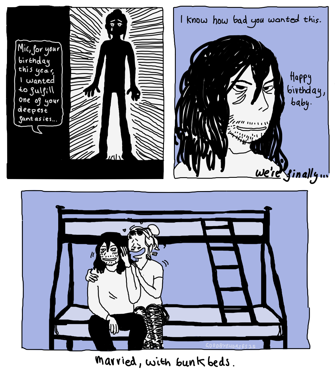 goodbyehorses25:they are married…