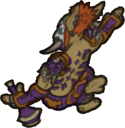 I Drew My Guildy Zulah'thek And His "little" Brother, Shawk!
