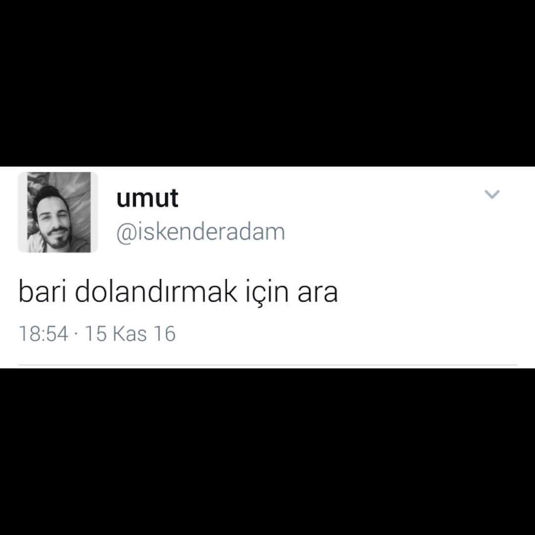 Bari dolandırmak için ara