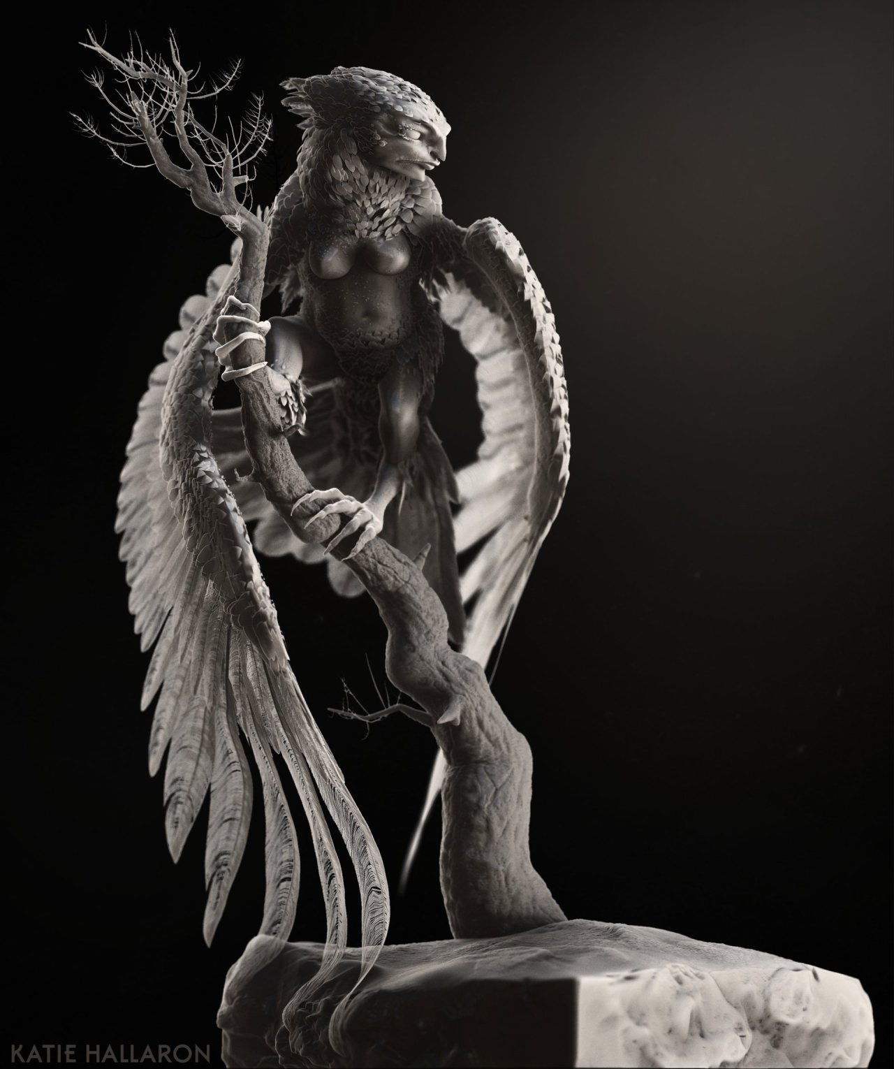 elpaisdealicia:  The Harpy  by Katie Hallaron 