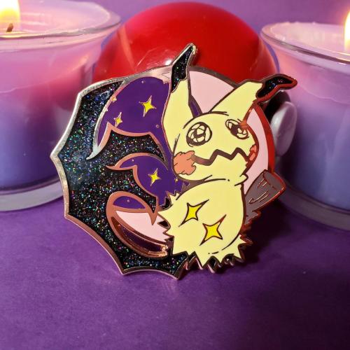 retrogamingblog2:Ghost Pokemon Pins made by Spectrolite