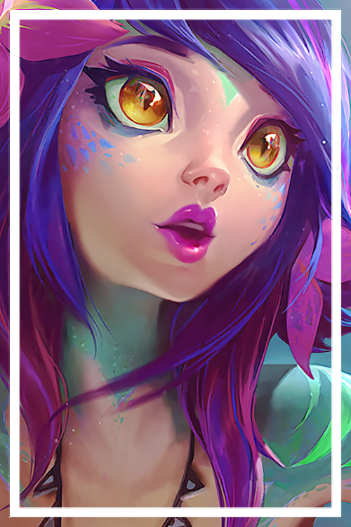 iwewia: Classic Neeko splash art detail.
