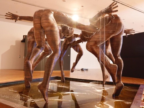 lustik:The Dance (after Matisse, 2015) - Romy Achituv.“Laser-cut birch plywood, pumps, mock honey: g